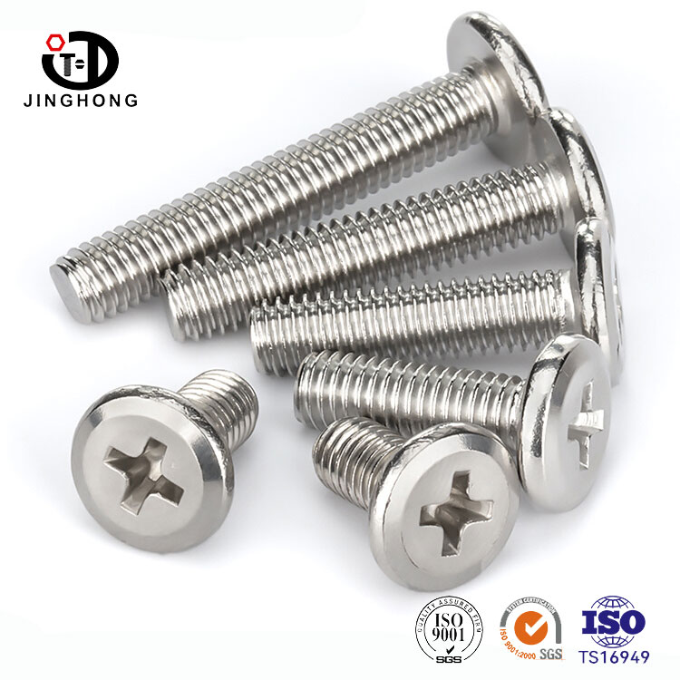 Kreuzförmige Möbelverbinder mit flachem Kopf