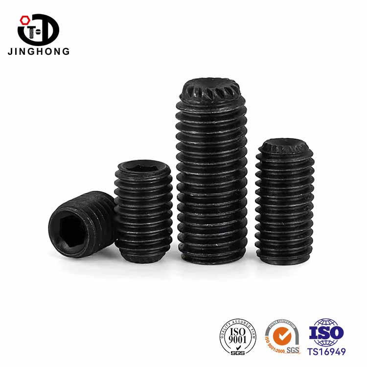 Din916k Hexagon Socket Knurl Set -Schrauben mit Tassenpunkt