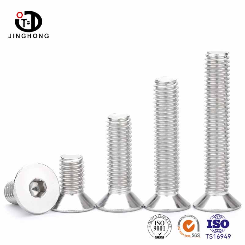 Edelstahl Counterunk Head Hex Sockel Bolt